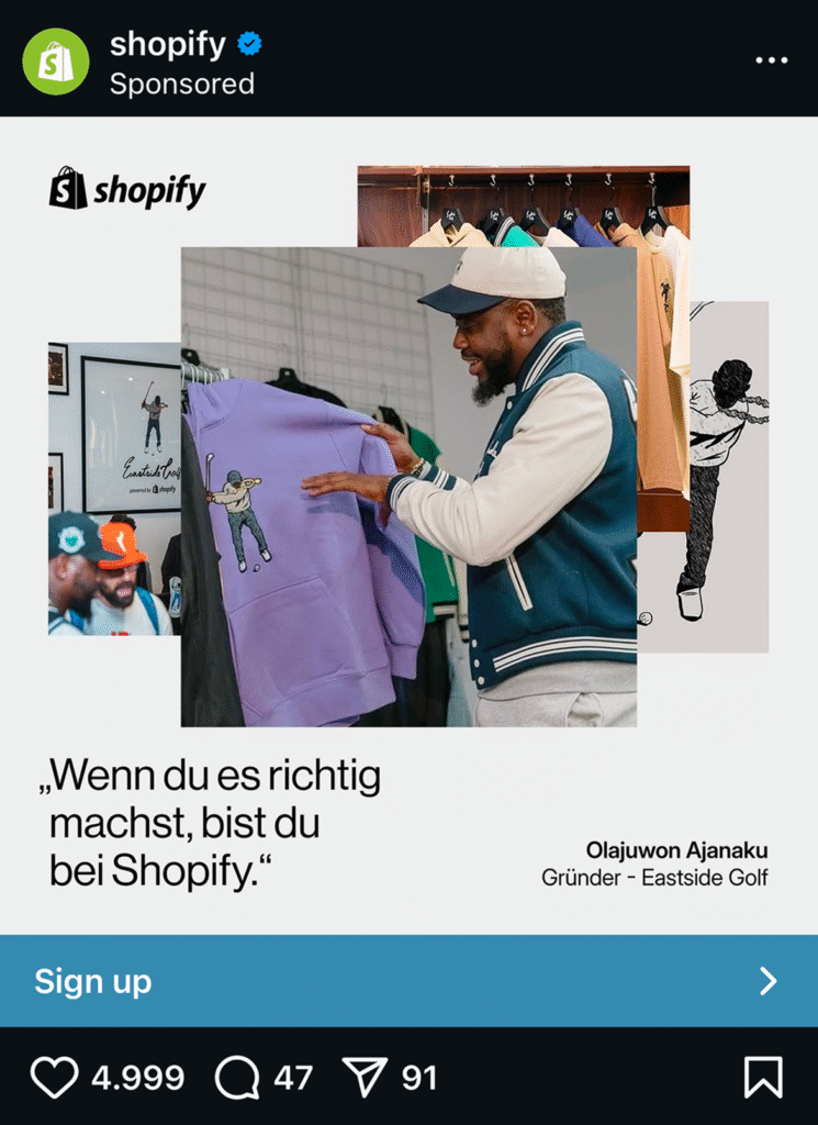 Shopify Feed Ad