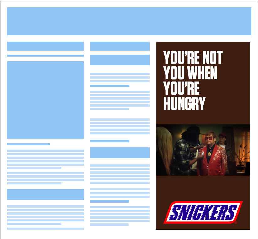 Snickers HTML Banner