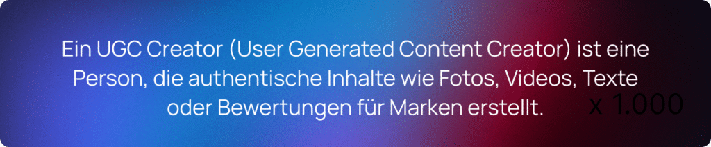 UGC Creator Definition