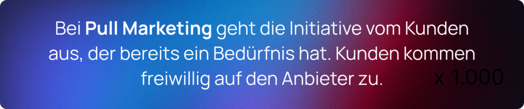 Pull Marketing Definition